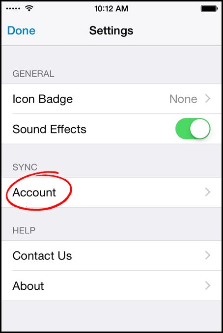 The Hit List for iPhone Settings